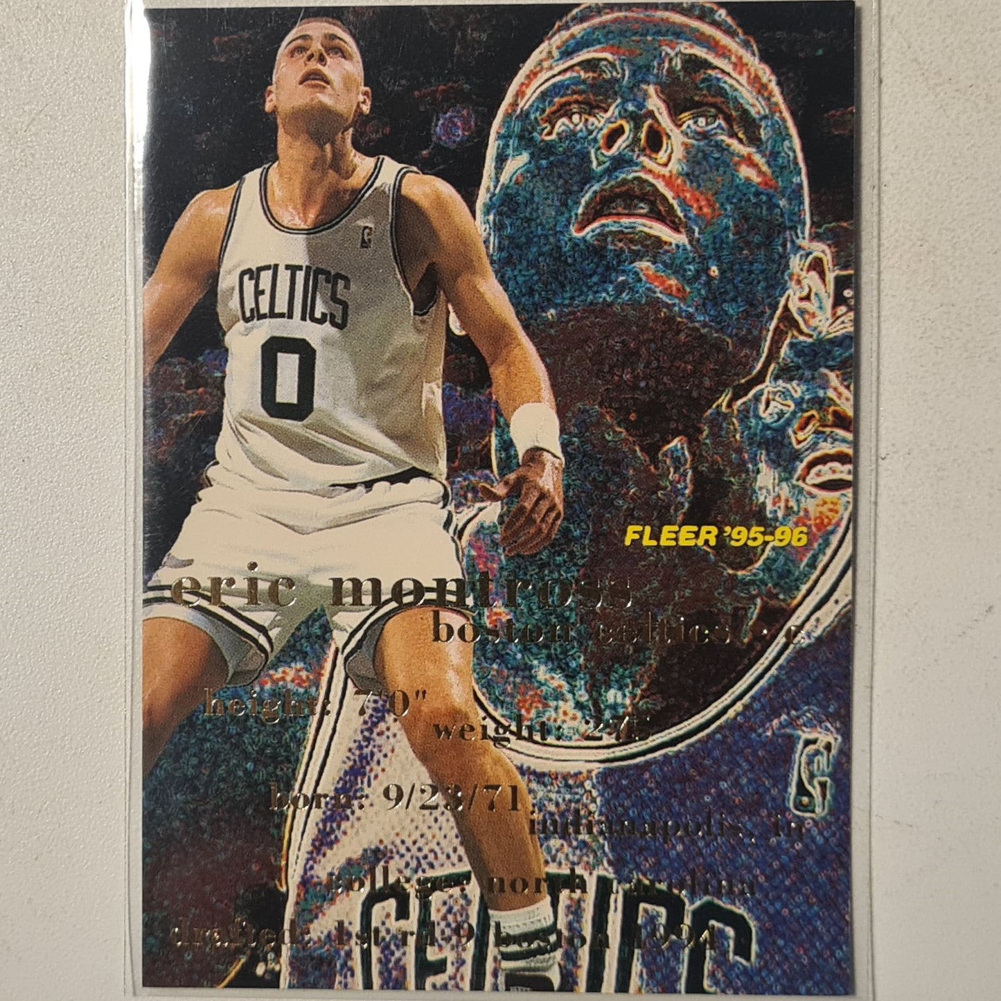 Eric Montross 1995 Fleer 95-96 #308 NBA Basketball Boston Celtics Excellent