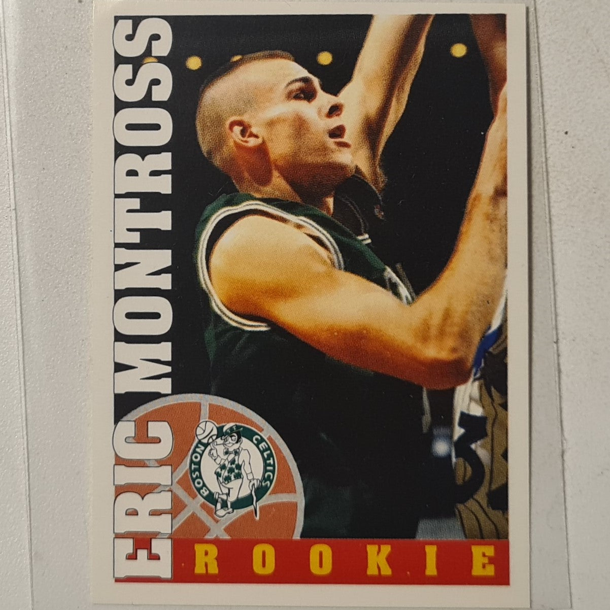 Eric Montross 1995 Panini Basketball 95-96 sticker (euro) Rookie RC #286 NBA Basketball Boston Celtics Excellent