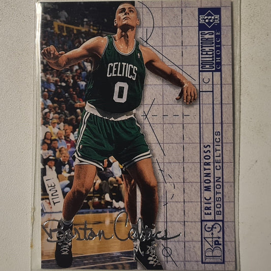 Eric Montross 1994 Upper-Deck blue print for success silver text variant #373 NBA Basketball Boston Celtics Excellent