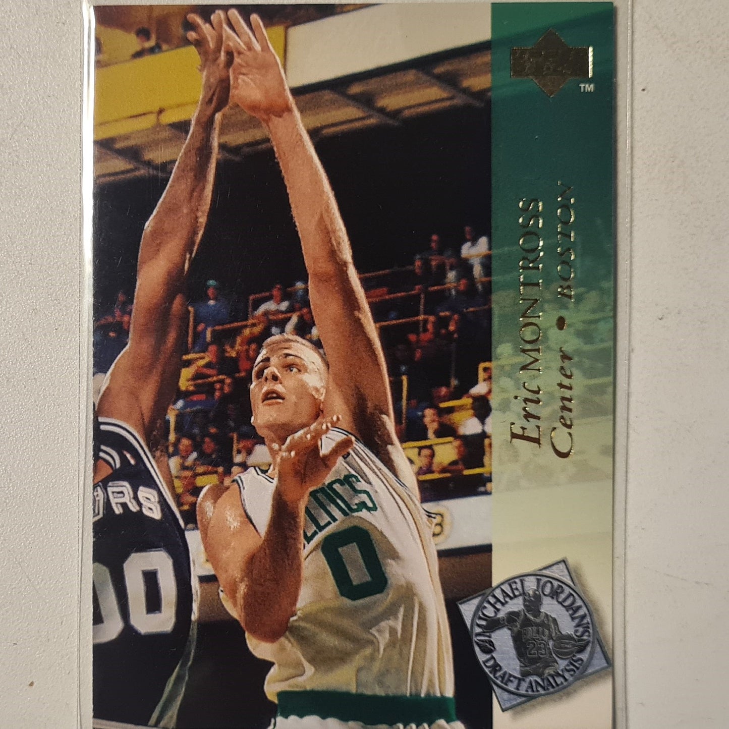 Eric Montross 1995 Upper-Deck Michael Jordan draft analysis rookie RC #189 NBA Basketball Boston Celtics Excellent