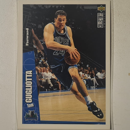 Tom Gugliotta 1996 Upper-Deck #93 NBA Basketball Minnesota Timberwolves Excellent sleeved