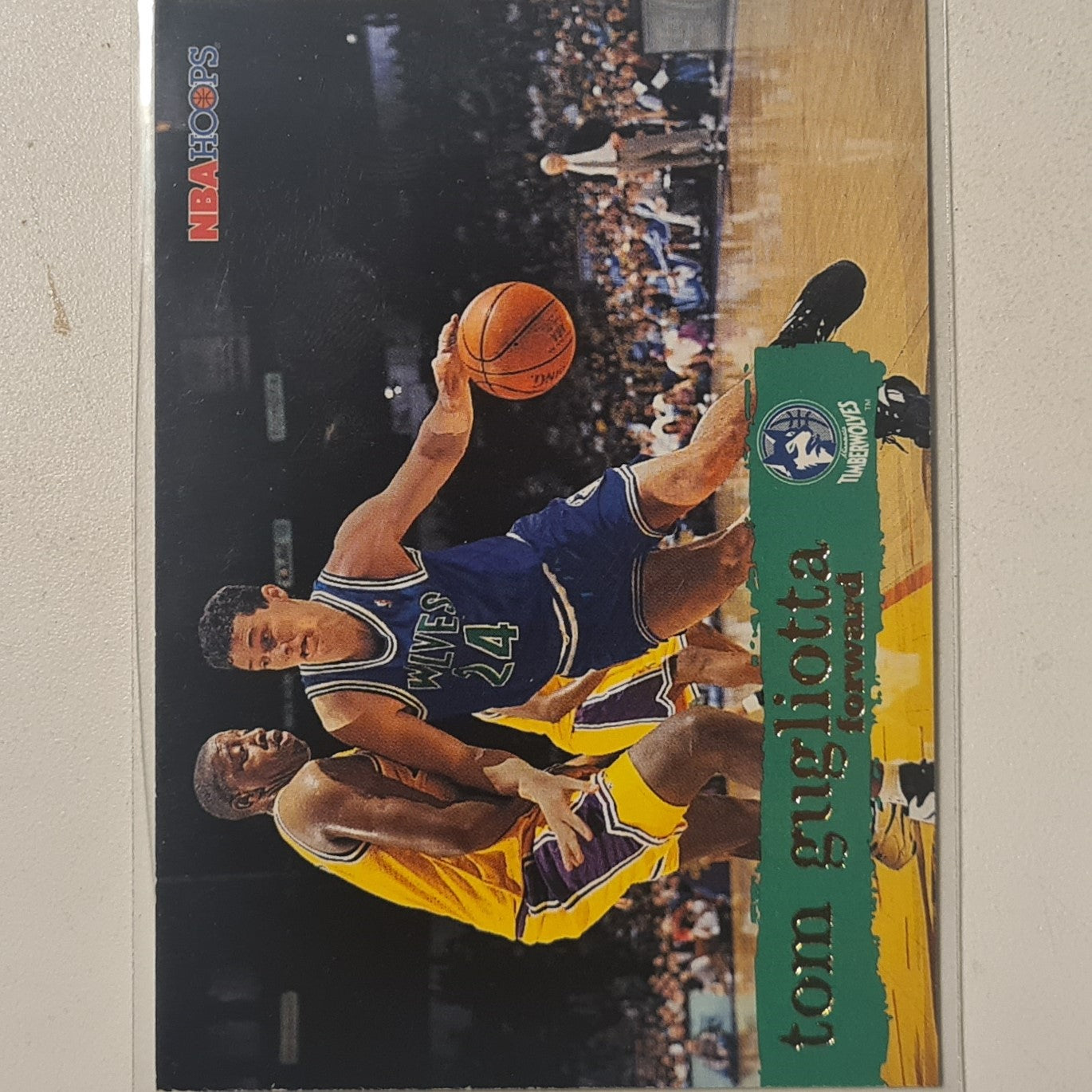 Tom Gugliotta 1995 Skybox NBA Hoops #96 NBA Basketball Minnesota Timberwolves Excellent sleeved