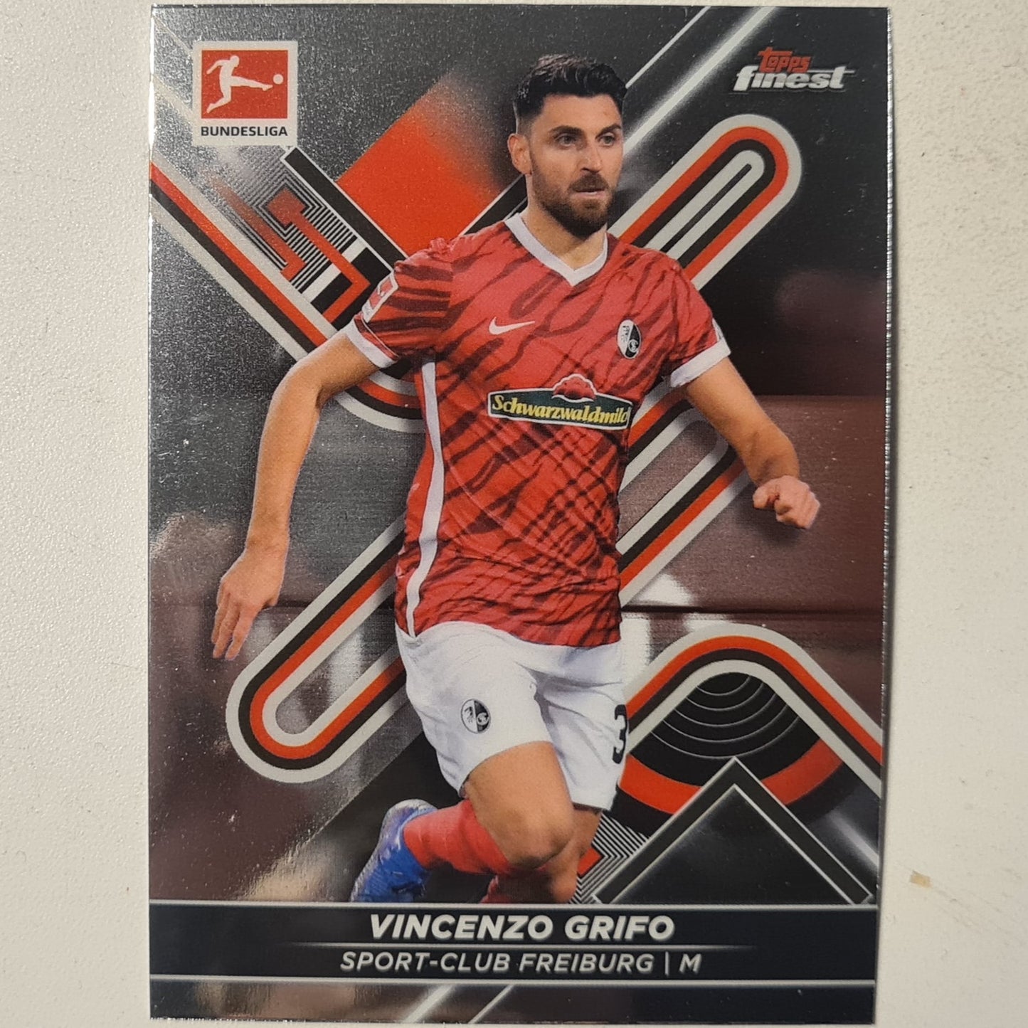 Vincenzo Grifo 2022 Topps Finest Bundesliga #61 Football Freiburg Excellent sleeved