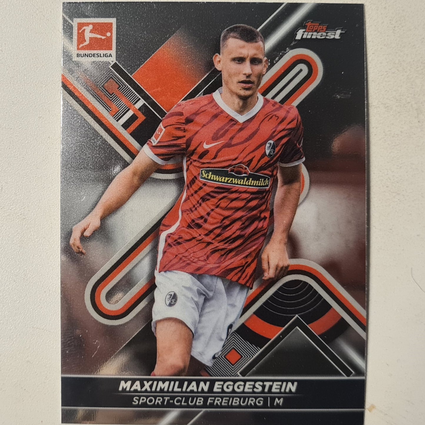 Maximilian Eggestein 2022 Topps Finest Bundesliga #65 Football Freiburg Excellent sleeved