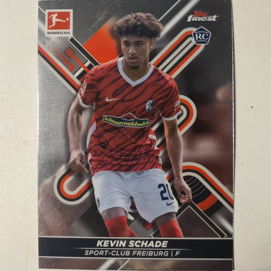 Kevin Schade 2022 Topps Finest Bundesliga Rookie RC #60 Football Freiburg/Brentford Excellent sleeved