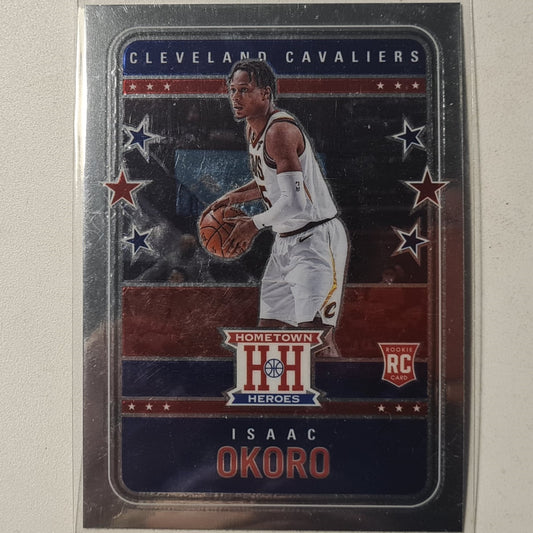 Isaac Okoro 2020-21 Panini Chronicles Hometown Heroes Rookie RC #559 NBA basketball Cleveland Cavaliers Excellent sleeved