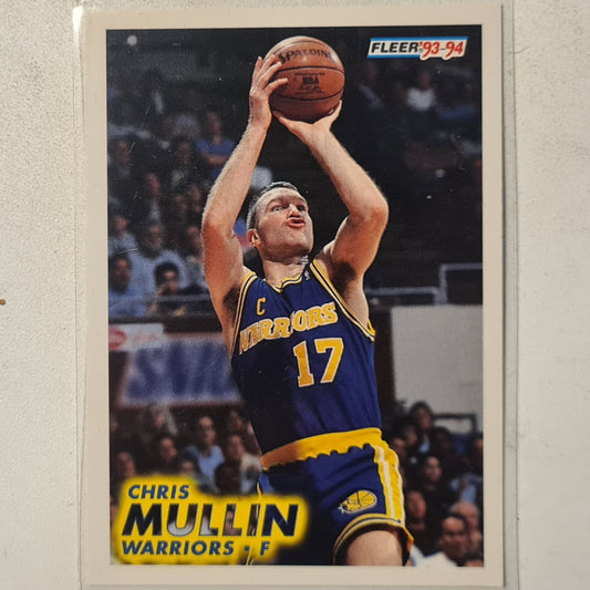 Chris Mullin 1993 Fleer 93-94 #71 NBA Basketball Golden State Warriors Excellent sleeved