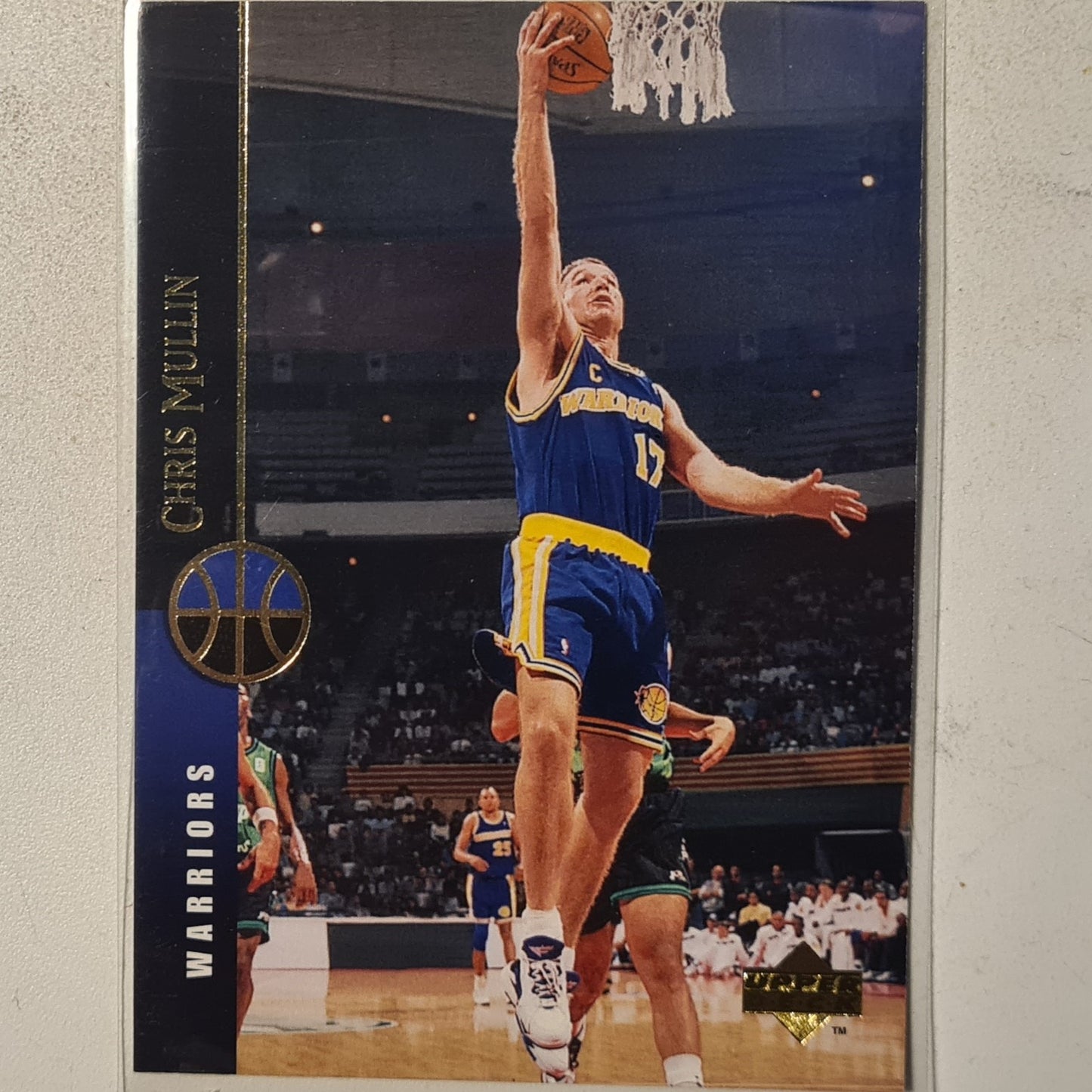 Chris Mullin 1995 Upper-Deck #224 NBA Basketball Golden State Warriors Excellent sleeved