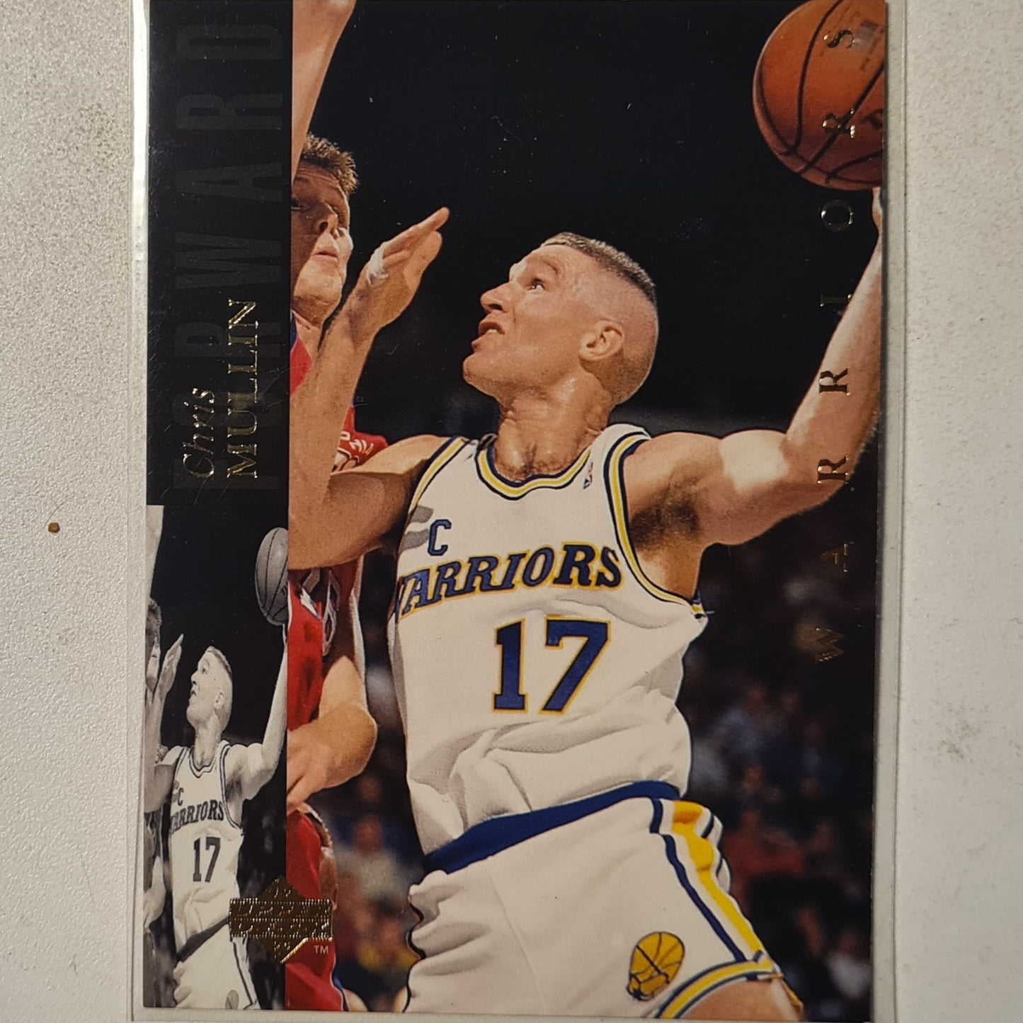 Chris Mullin 1994 Upper-Deck #61 NBA Basketball Golden State Warriors Excellent sleeved