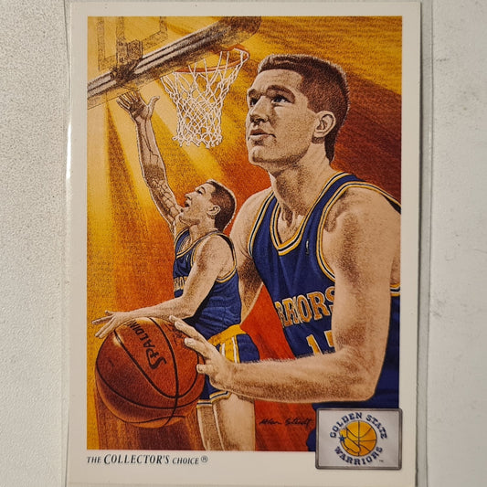 Chris Mullin 1991 Upper-Deck illustrated #99 NBA Basketball Golden State Warriors excellent