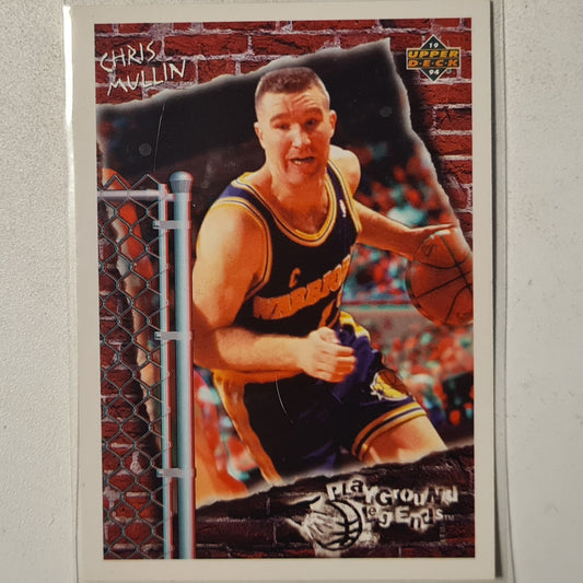 Chris Mullin 1994 Upper-Deck playground Legends #78 NBA Basketball Golden State Warriors excellent