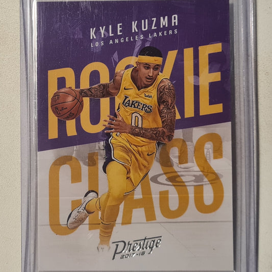 Kyle Kuzma 2017-18 Panini Prestige Rookie Class RC #22  NBA Basketball LA Lakers Excellent