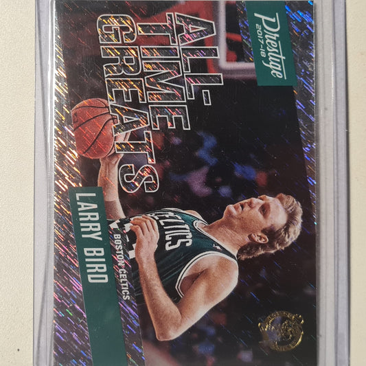 Larry Bird 2017-18 Panini Prestige All time greats RC Rain Variant #3 NBA Basketball Boston Celtics excellent+