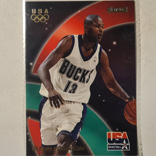 Glenn Robinson Skybox USA Grant Slant #9 NBA Basketball Milwaukee Bucks very good sleeved