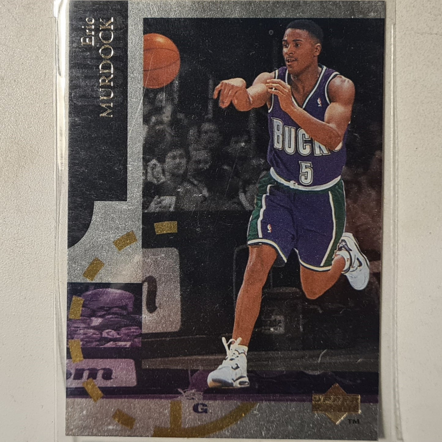 Eric Murdock 1994 Upper-Deck chrome SE50 NBA Basketball Milwaukee Bucks good sleeved