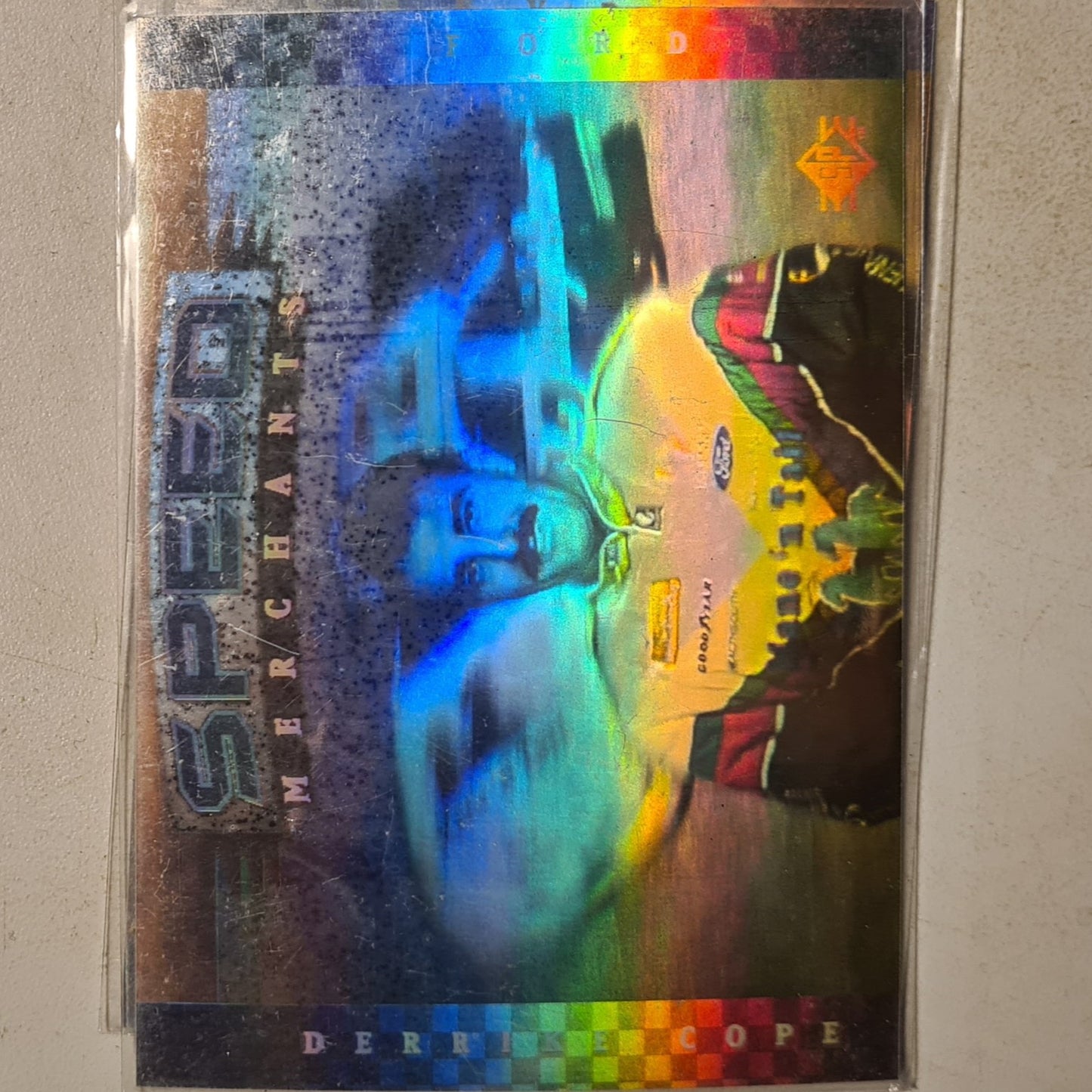 Derrike Cope 1995 Upper-Deck SP Speed Merchant Holo SM12 Nascar Ford very good Sleeved