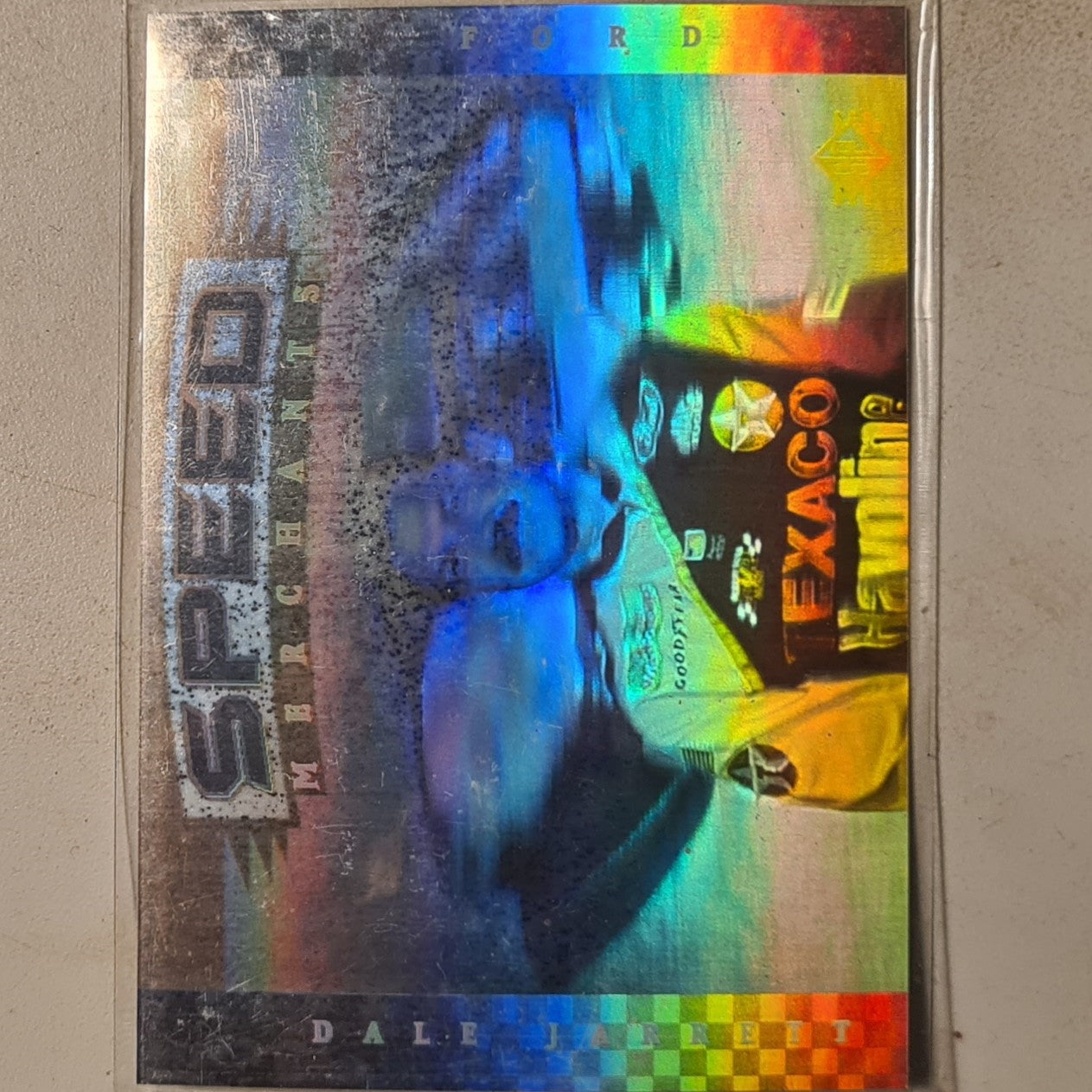 Dale Jarrett 1995 Upper-Deck SP Speed Merchant Holo SM28 Nascar Ford very good Sleeved