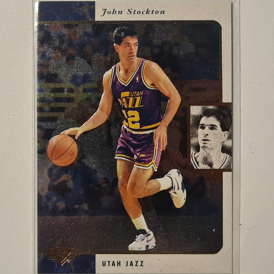 John Stockton 1996 Upper-Deck SP #137 NBA Basketball Utah Jazz Excellent