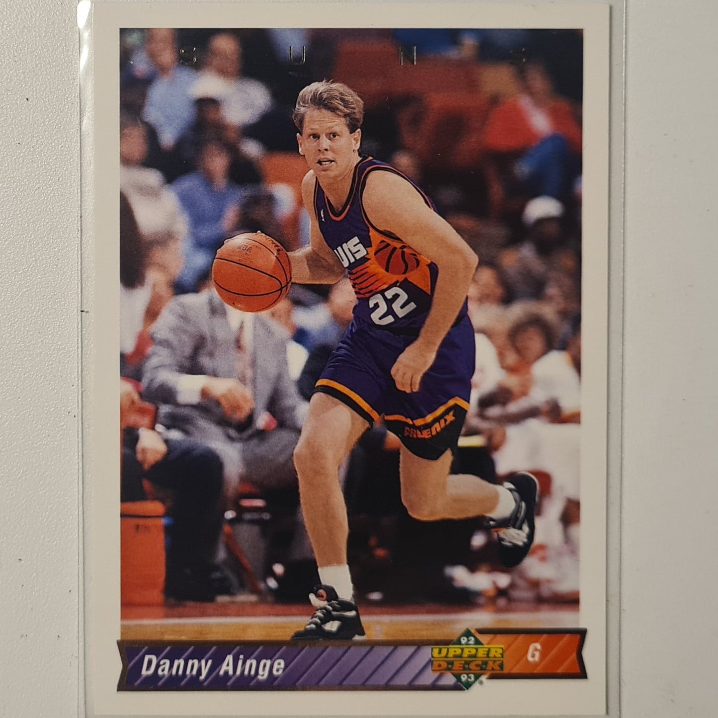 Danny Ainge 1992 Upper-Deck #322 NBA Basketball Phoenix Suns Excellent Sleeved