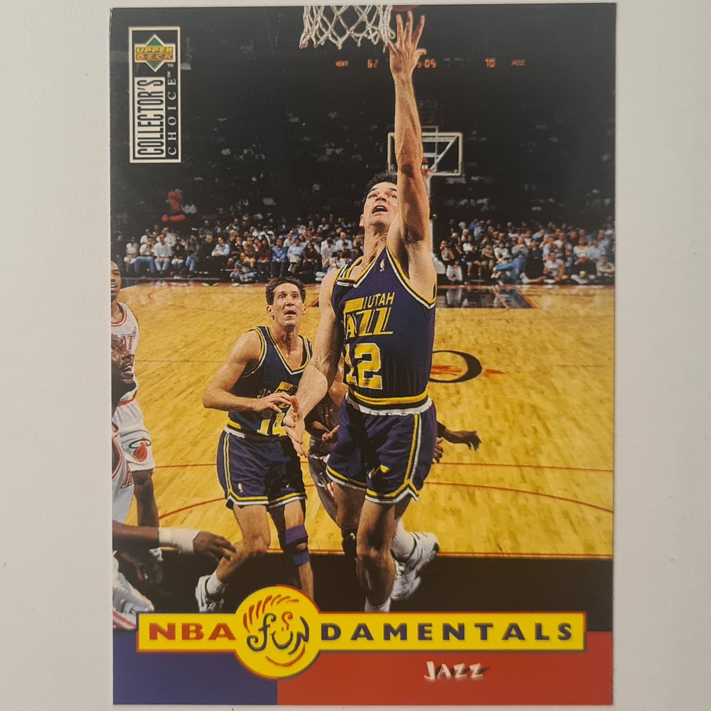 John Stockton 1996 Upper-Deck fundamentals #192 NBA Basketball Utah Jazz excellent