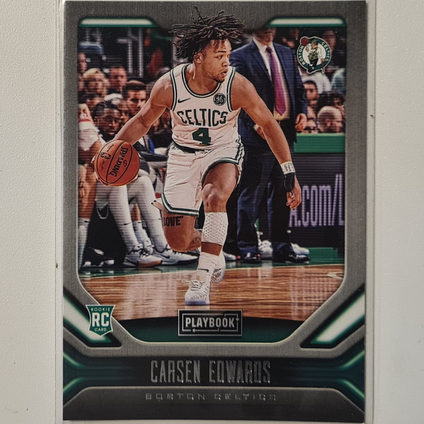 Carsen Edwards 2019-20 Panini Chronicles playbook Rookie RC #175 NBA Basketball Boston Celtics excellent sleeved