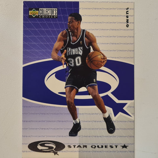 Billy Owens 1997 Upper-Deck Star Quest SQ4 NBA Basketball Sacramento Kings very good  Sleeved