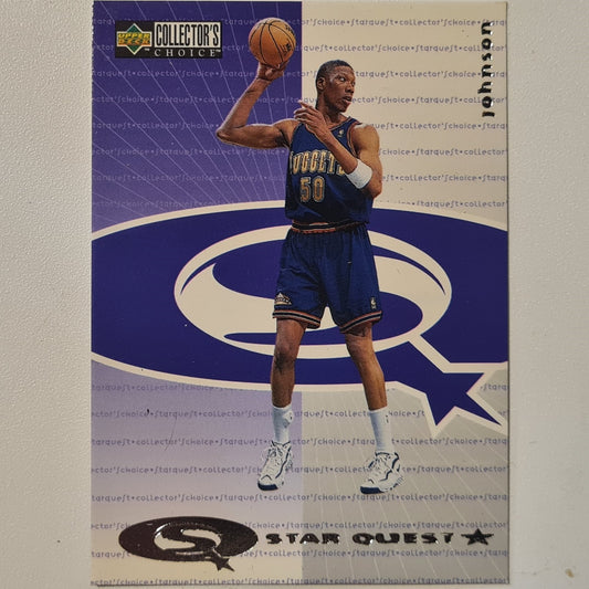 Ervin Johnson 1997 Upper-Deck Star Quest SQ12 NBA Basketball Milwaukee Bucks Excellent Sleeved