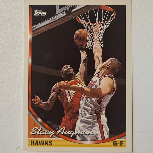 Stacey Augmon 1994 Topps  #265 NBA Basketball Atlanta Hawks Excellent + sleeved