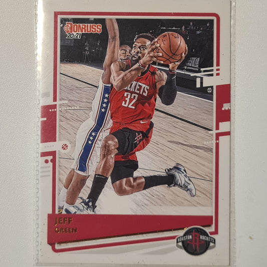 Jeff Green 2020-21 Panini Donruss #145 NBA Basketball Houston Rockets Excellent sleeved