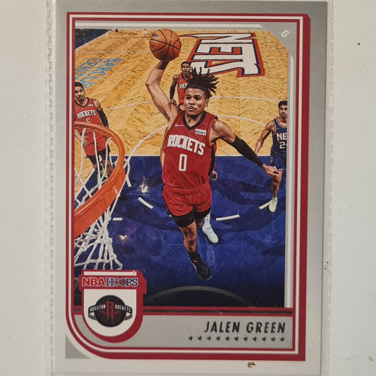 Jalen Green 2022-23 Panini NBA Hoops #126 NBA Basketball Houston Rockets excellent sleeved