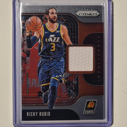 Ricky Rubio 2019-20 Panini Prizm relic patch SS-RRU NBA Basketball Utah jazz phoenix suns mint sleeved