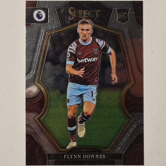 Flynn Downes 2022-23 Panini Select premier league Rookie RC #120 Football West ham United  Excellent +