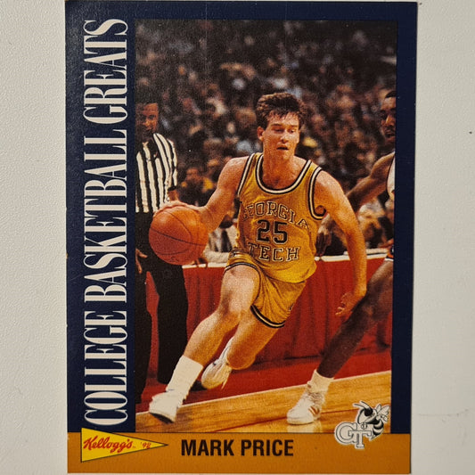 Mark Price 1992 Kelloggs college basketball greats 10 of 18 NBA Basketball Georgia Tech good
