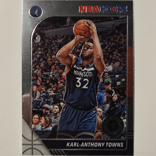 Karl Anthony Towns 2019-20 Panini NBA Hoops premium stock #111 NBA Basketball Minnesota Timberwolves excellent/mint