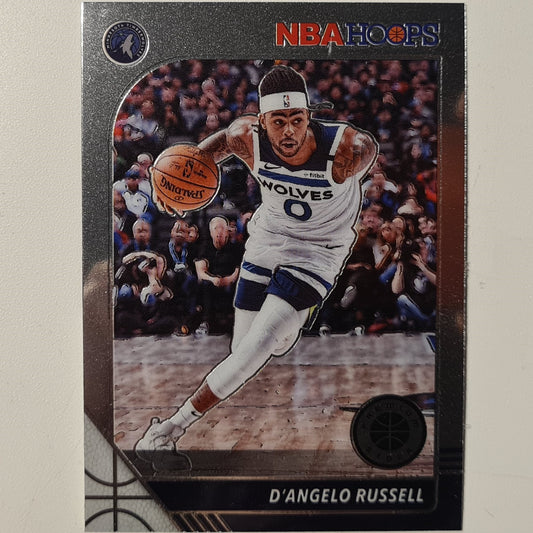 D'angelo Russell 2019-20 Panini NBA Hoops premium stock #18 NBA Basketball Minnesota Timberwolves excellent/mint