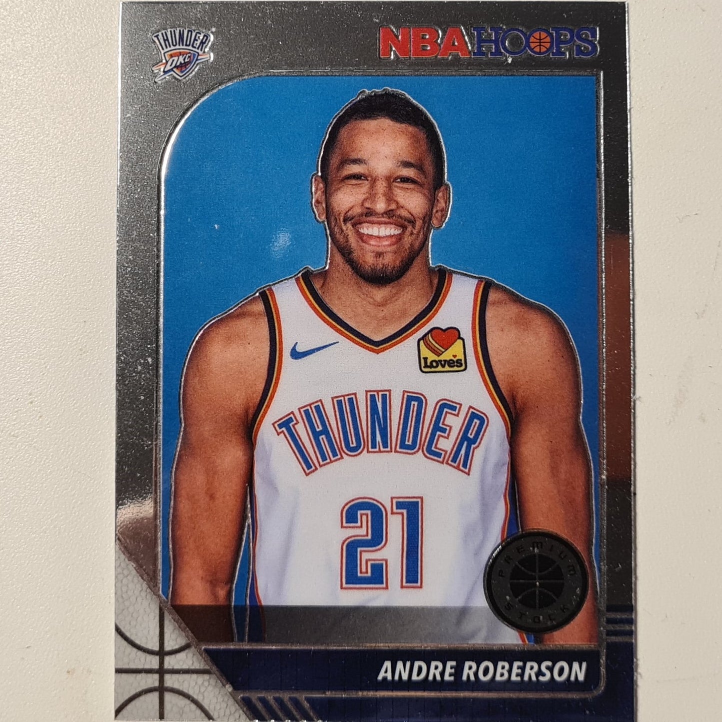 Andre Robertson 2019-20 Panini NBA Hoops premium stock #134 NBA Basketball Oklahoma City Thunder excellent/mint