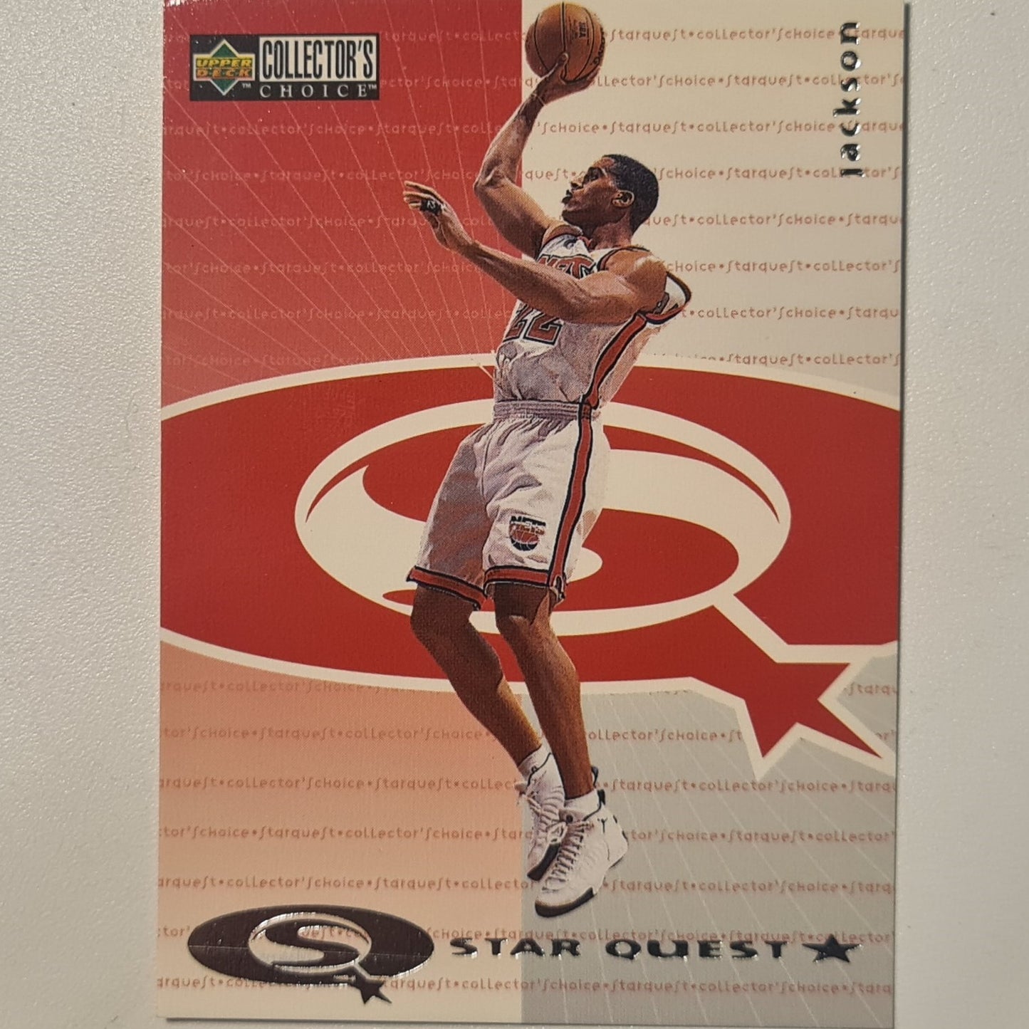 Jim Jackson 1997 Upper-Deck Star Quest SQ10 NBA Basketball Philadelphia 76ers  Excellent Sleeved