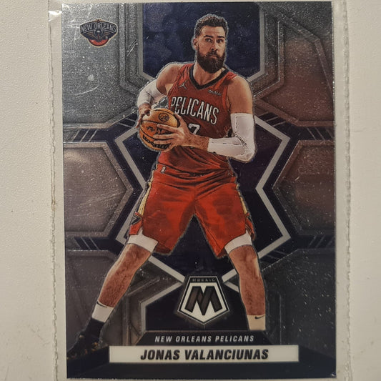 Jonas Valanciunas 2021-22 Panini Mosaic #43 NBA Basketball New Orleans Pelicans excellent +