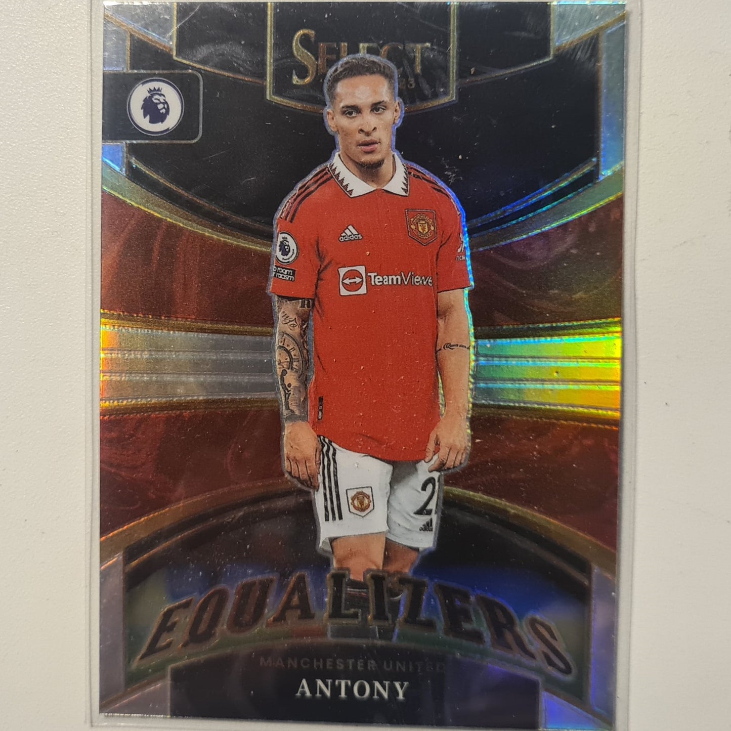 Antony 2022-23 Panini Select premier league Prizm refractor #4 football Manchester United excellent+