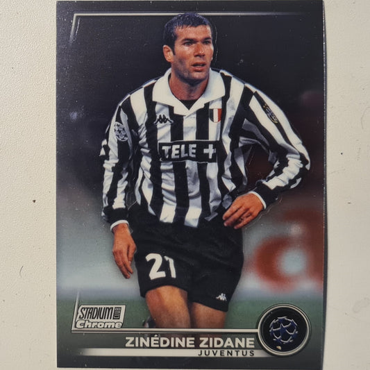 Zinedine Zidane 2022-23 Topps Stadium Club champions league #5 football Juventus Excellent sleeved