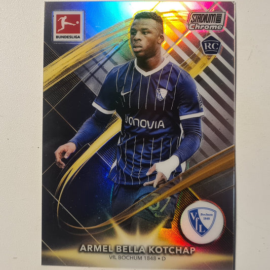 Armel Bella Kotchap 2022 Topps Chrome Bundesliga Refractor Rookie RC GP-AB football Bochum Excellent sleeved