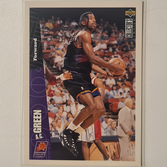 AC Green 1996 Upper-Deck #127 NBA Basketball Phoenix Suns Excellent Sleeved