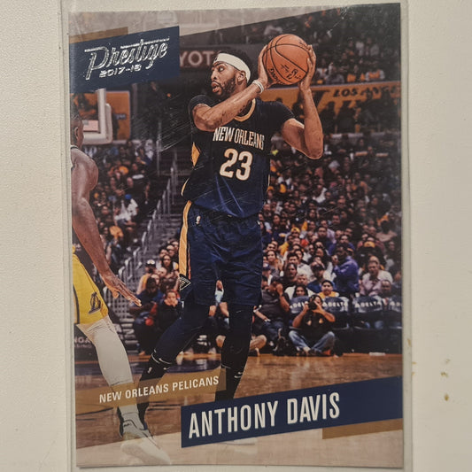 Anthony Davis 2017-18 Panini Prestige #96 NBA Basketball New Orleans Pelicans Excellent Sleeved