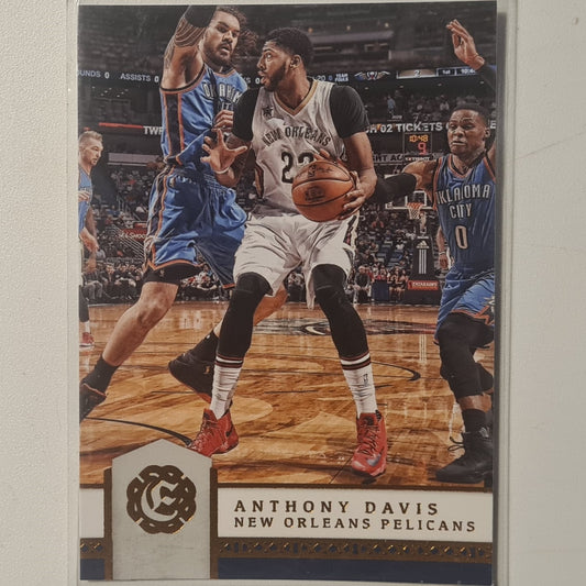 Anthony Davis 2016-17 Panini Excalibur #109 NBA Basketball New Orleans Pelicans Excellent Sleeved