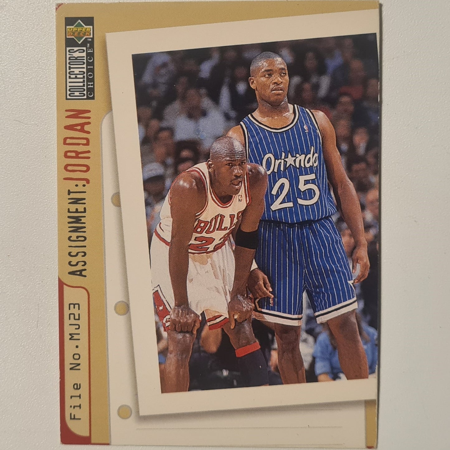 Michael Jordan 1997 Upper-Deck Assignment Jordan nick Anderson #362 Chicago Bulls good Sleeved