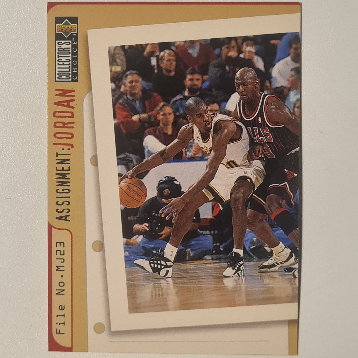 Michael Jordan 1997 Upper-Deck Assignment Jordan Gary Payton #366 Chicago Bulls good very good Sleeved
