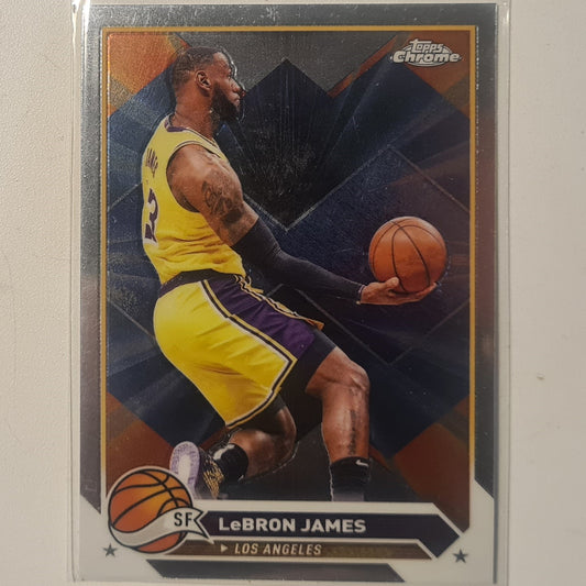 Lebron James 2024 Topps Chrome #23 NBA Basketball LA Lakers mint sleeved