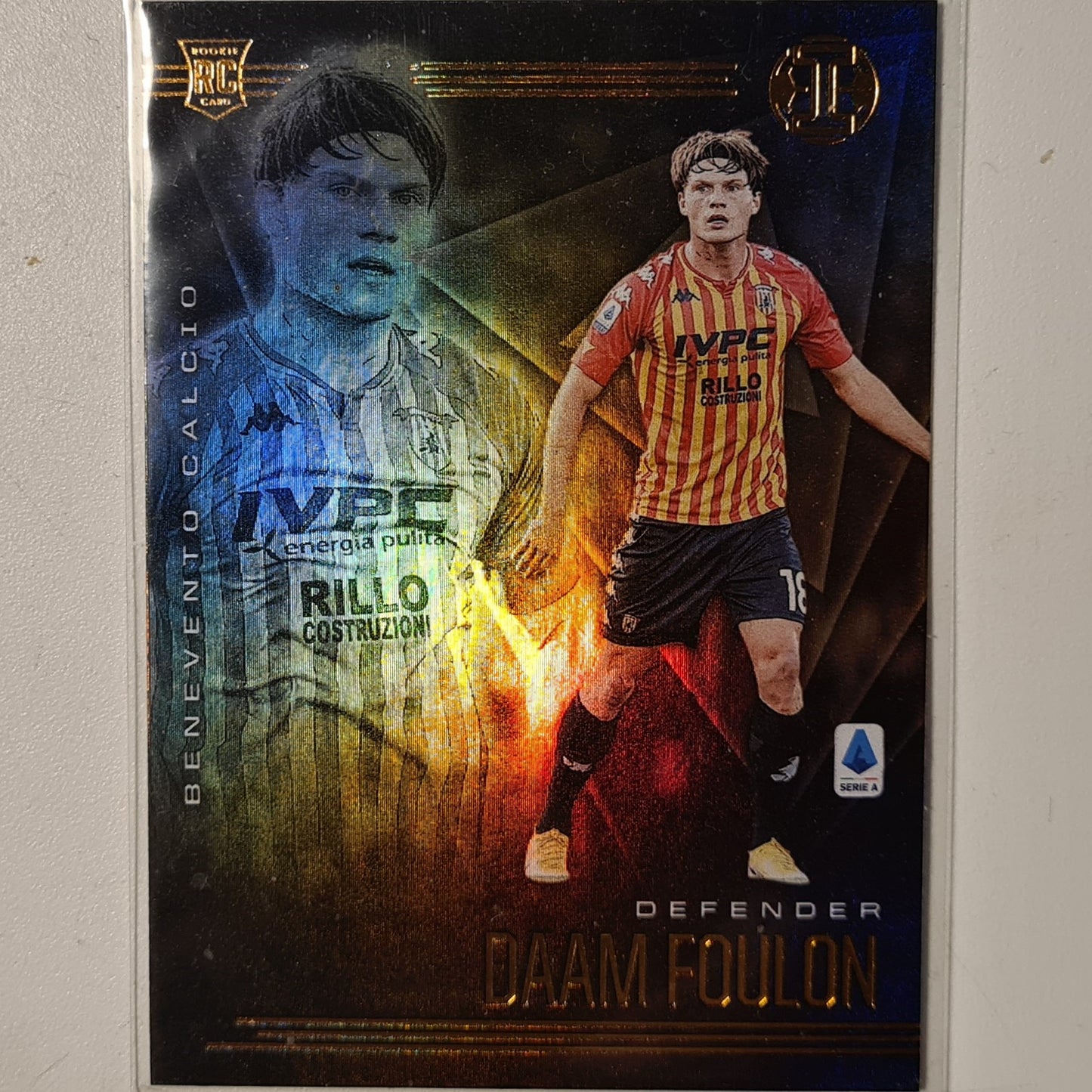 Daam Foulon 2020-21  panini chronicles illusions Serie A Rookie RC #7 Football Benevento Calcio Excellent sleeved