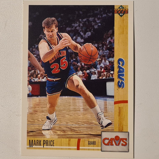 Mark Price 1991 Upper-Deck #239 NBA Basketball Cleveland Cavaliers Excellent sleeved