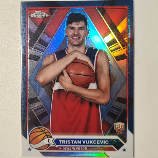 Tristan Vukcevic 2014 Topps chrome refractor Rookie RC #114 NBA Basketball Washington Wizards Mint sleeved
